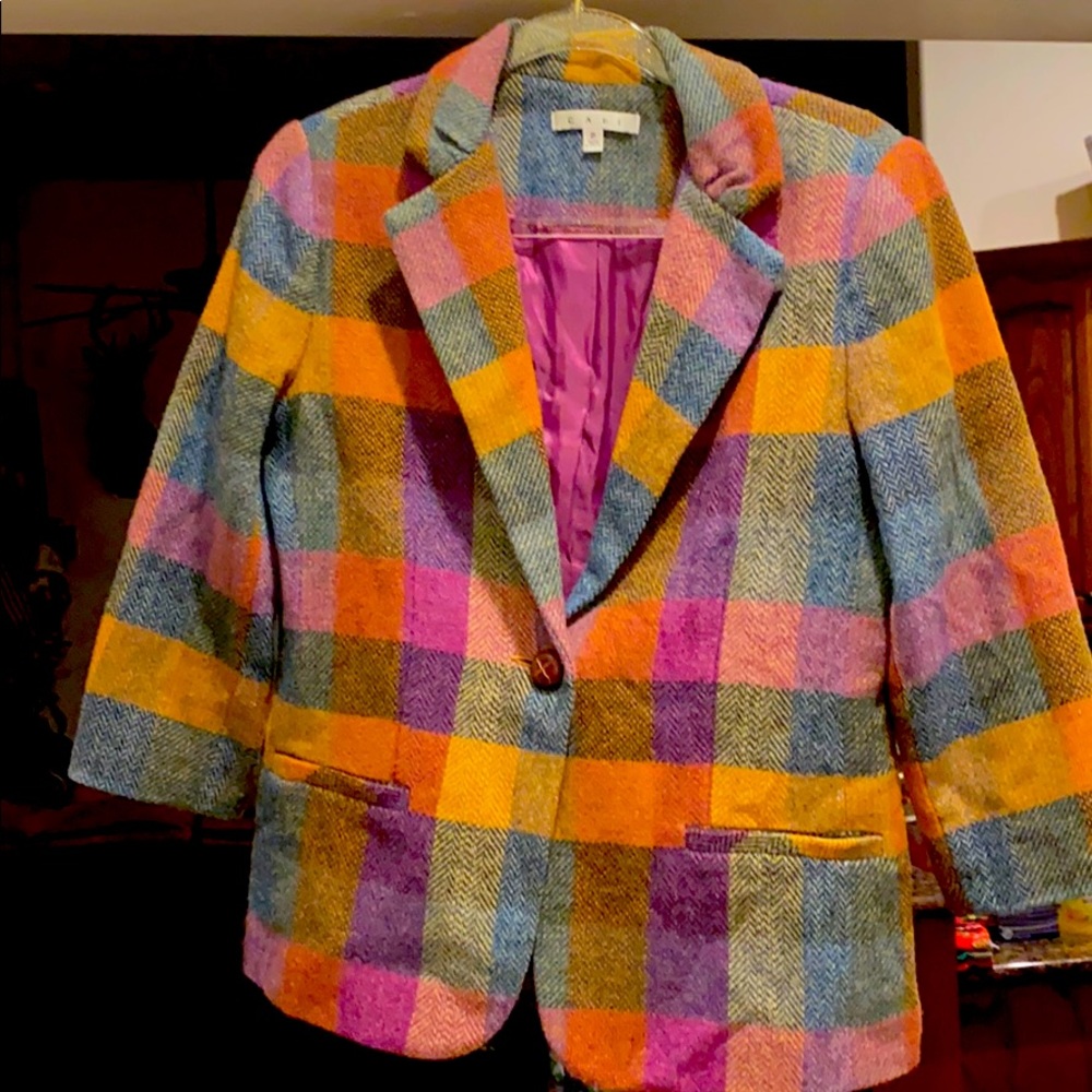 Cabi Size 6 Wool & Polyester Blazer